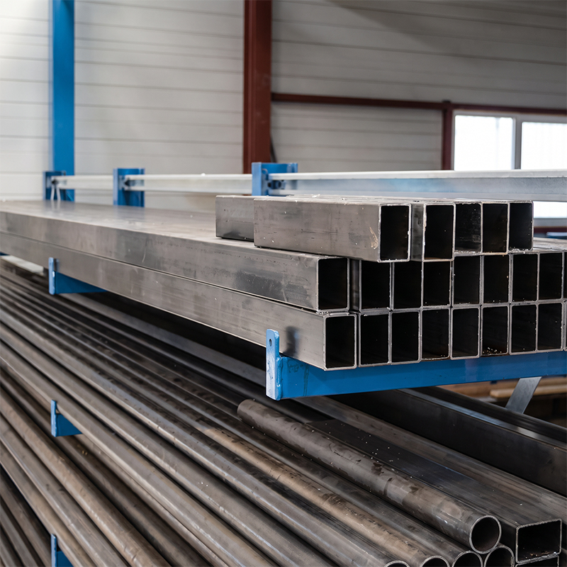 Stock de profilés et tubes aluminium ronds et rectangulaires au Maroc