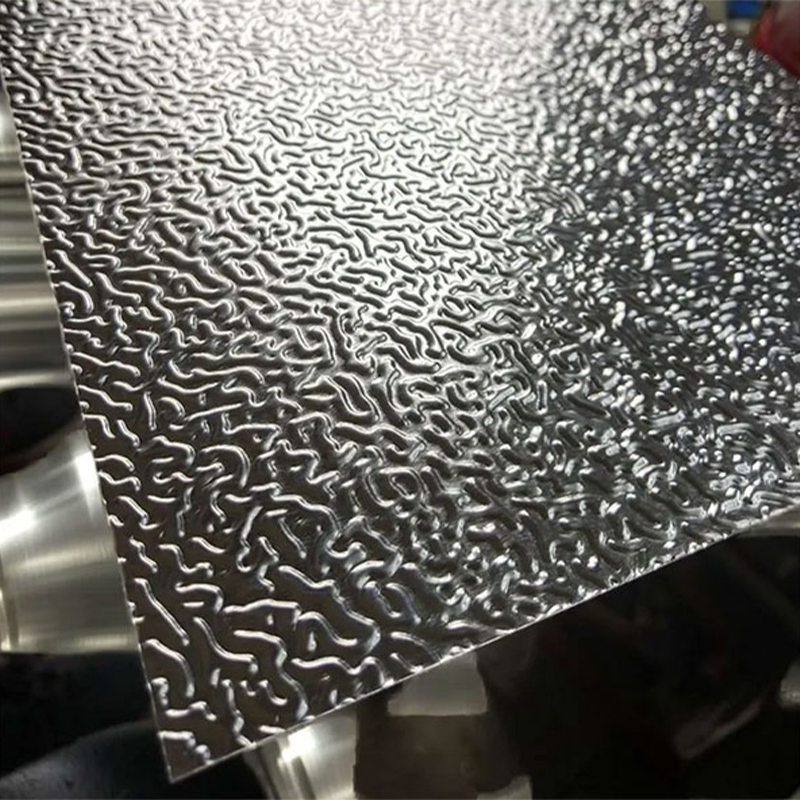 Tôle aluminium gaufrée