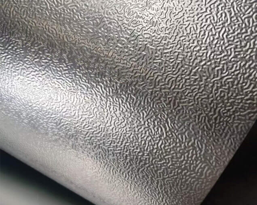 tole aluminium gaufree