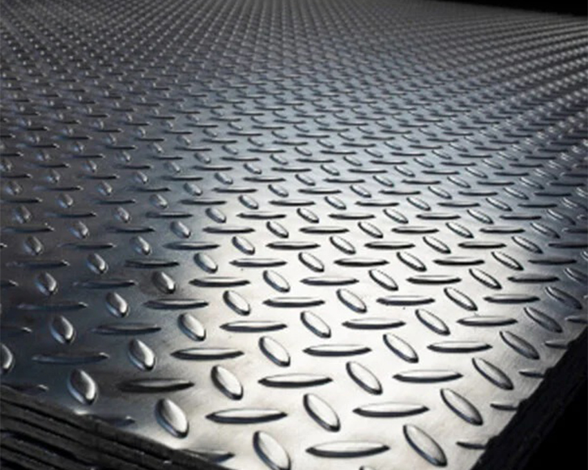 tole aluminium striee